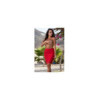 Jupe longue rouge Maria 